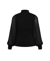 City Chic Women's Tahlia Sweater Top