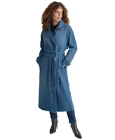 Dkny Jeans Women's Denim Trench Coat