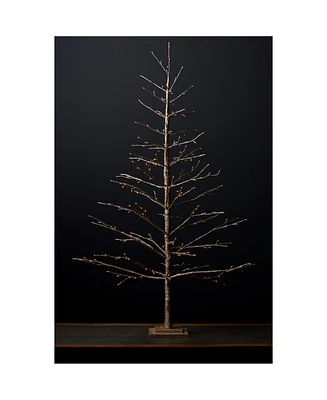 Slickblue Led Lighted Gold Twig Tree For Christmas