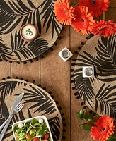 Design Imports Fern Print Round Placemat Set of 6
