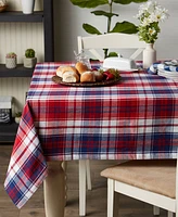 Design Imports Americana Plaid Tablecloth, 60"x120 "