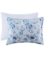 Intelligent Design Christa Floral Striped -Pc. Duvet Cover Set