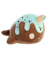 Aurora Large Mint Chocolate Nomwhal Tasty Peach Enchanting Plush Toy Brown 12.5"