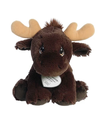 Aurora Small Miles Moose Precious Moments Inspirational Plush Toy Brown 7.5"