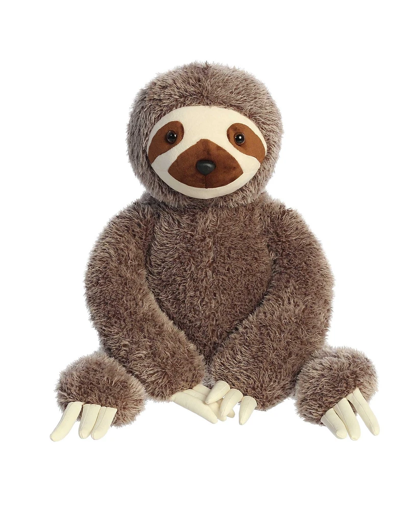 Aurora Large Sloth Super Flopsie Adorable Plush Toy Brown 28"