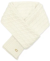 Coach Soft Rib Cable Knit Scarf
