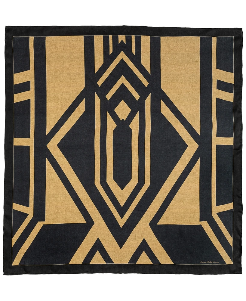 Lauren Ralph Lauren Art Deco Square Scarf