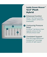 Beautyrest BeautySleep Dream Weaver 12.5" Hybrid Plush Mattress Set