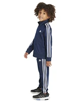 adidas Little Boys Tricot Jacket and Jogger Pants, 2-Piece Set