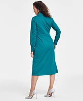 I.n.c. International Concepts Women's Twist-Front Embellished Dress, Created for Macy's