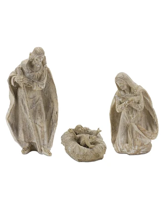 Slickblue Holy Family Nativity Figurine Set - Trio of Sacred Christmas Statues