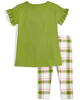 Epic Threads Toddler Girls Dalmatian Graphic Tunic & Plaid Leggings, 2 Piece Set, Created for Macy's