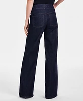 I.n.c. International Concepts Women's High-Rise Wide-Leg Jeans, Created for Macy's