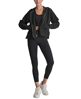 Dkny Women's Tech Ottoman Full-Zip Hoodie