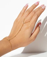 Girls Crew Crystal Paradise Hand Chain Bracelet