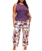 Adore Me Plus Aerys Pajama Tank & Pants Set