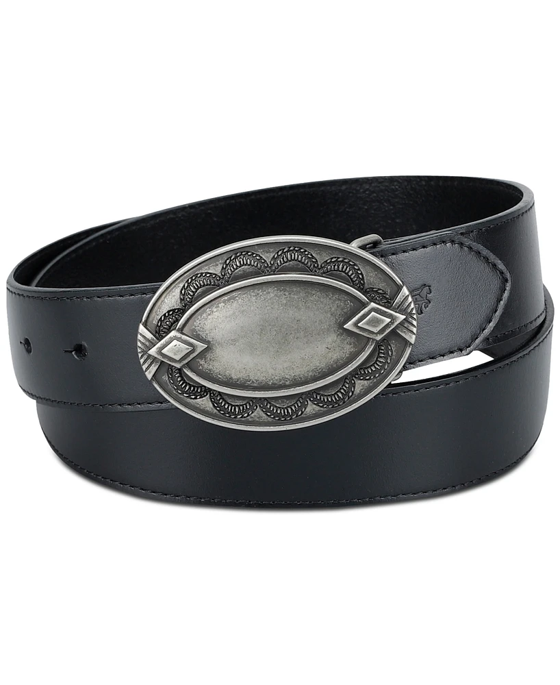 Levi's Casual Western Concho Buckle Leather Belt