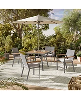 Songmics Home Sencillo 5 Piece Outdoor Dining Set