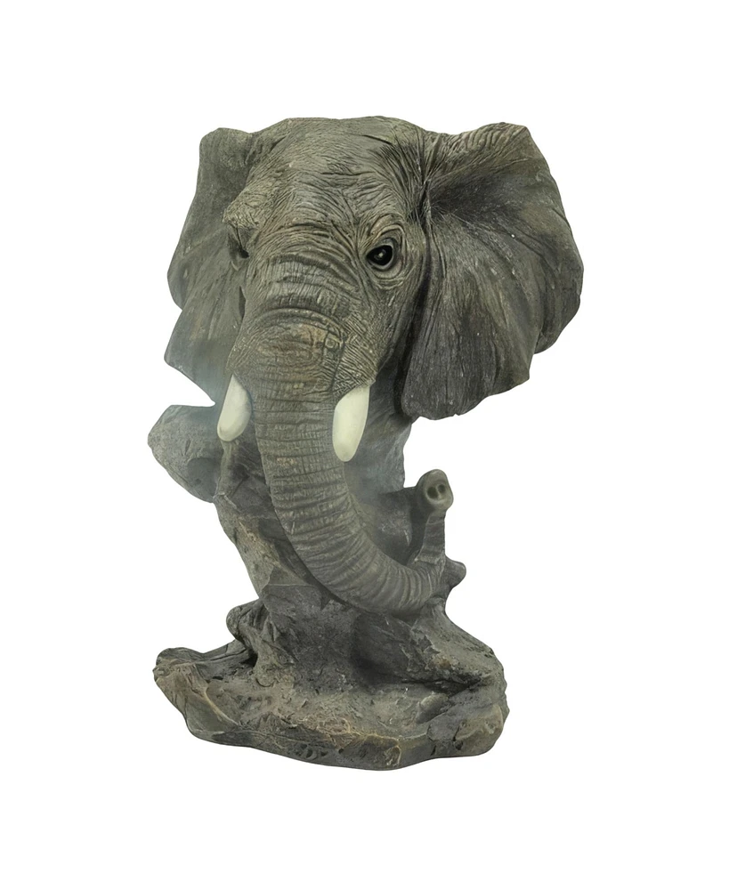 Fc Design 5.25"H Elephant Bust Figurine Decoration Home Decor Perfect Gift for House Warming, Holidays and Birthdays