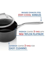 Techef Onyx Collection - 2 Quart Saucepan with Cover