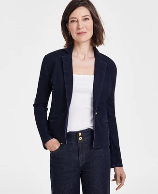 I.n.c. International Concepts Women's Denim Blazer, Created for Macy's