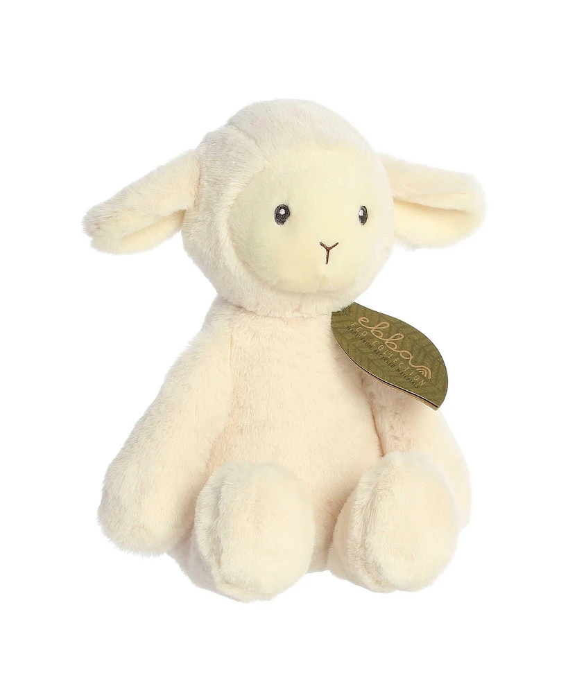 ebba Large Lamb Eco Eco-Friendly Baby Plush Toy White 12.5"