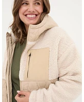 FatFace Women's Honey Fleece Quilted Jacket