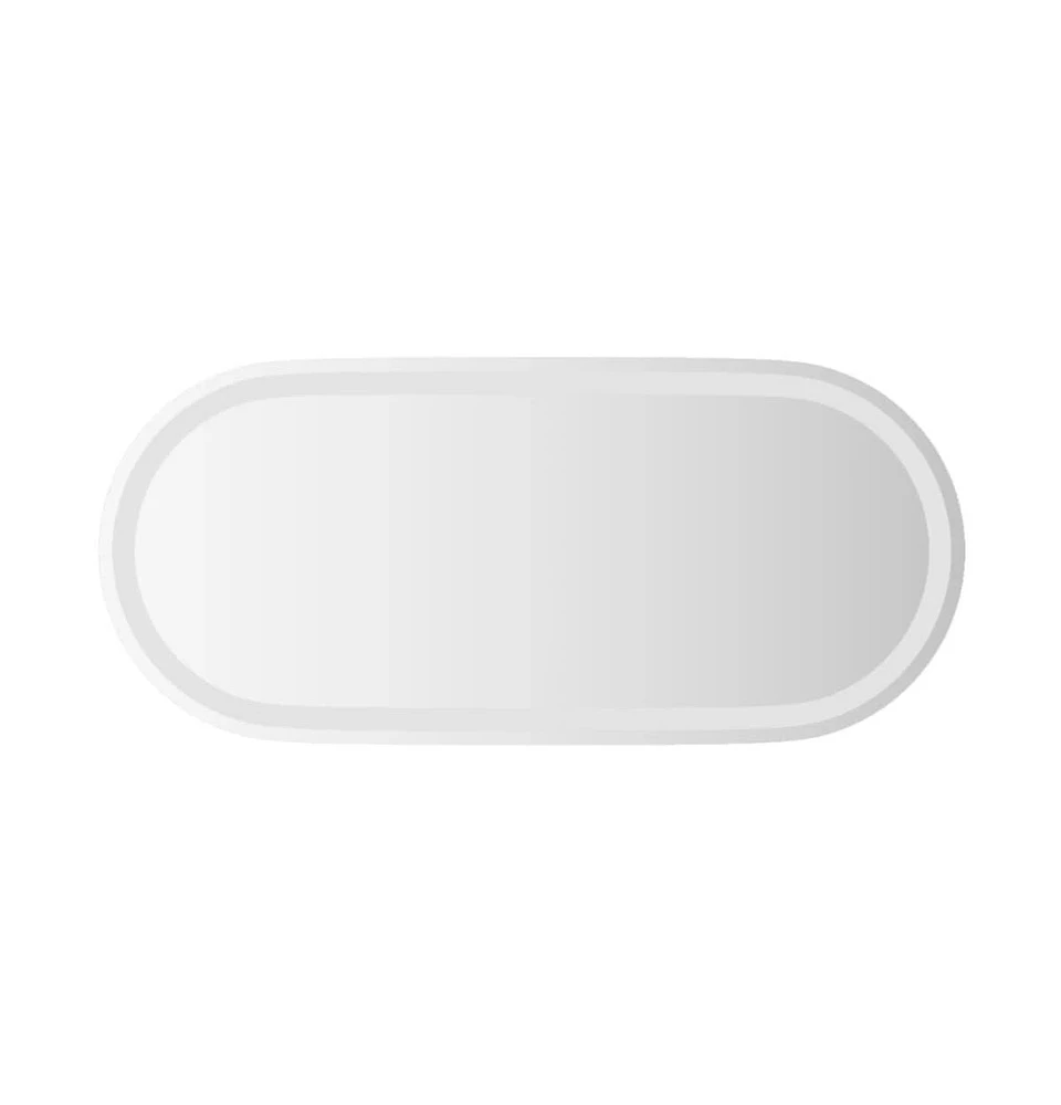 vidaXL Led Bathroom Mirror 31.5"x13.8" Oval