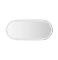 vidaXL Led Bathroom Mirror 31.5"x13.8" Oval