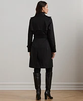 Lauren Ralph Petite Belted Water-Resistant Trench Coat