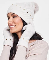 I.n.c. International Concepts Women's Studded Beanie, Created for Macy's