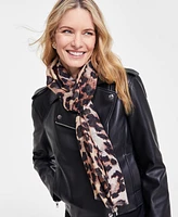 I.n.c. International Concepts Leopard Shine Oblong Scarf, Created for Macy's