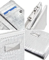 I.n.c. International Concepts Ashlinn Metallic Croc Wallet, Created for Macy's