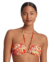 Lauren Ralph Women's Shirred U-Neck Bikini Top