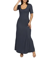 24seven Comfort Apparel Women's Casual Maxi Dress