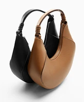 Mango Women's Leather-Effect Shoulder Bag