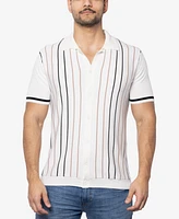 Spring + Mercer Men's Striped Polo Sweater