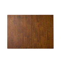 Clearwater Rectangular Sliding Top Table, Dark Oak and Cream, 29.5" x 29" x 49.88