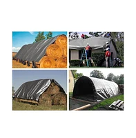 Yescom 20x24 Ft 10 Mil Poly Tarp Protective Cover Tarpaulin Uv Resistant