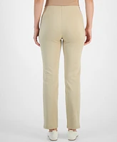 Jm Collection Women's Ponte-Knit Pull-On Ankle Pants, Created for Macy's