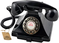 Gpo Carrington Push Button Telephone - Black