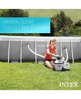 Intex 26645EG 2100 Gph Above Ground Pool Sand Filter Pump with Automatic Timer