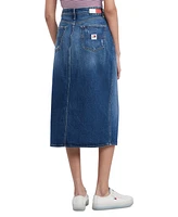 Tommy Jeans Women's Claire High-Waist Denim Midi Skirt