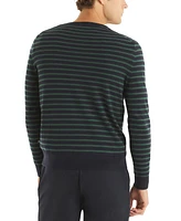 Nautica Men's Navtech Classic-Fit Stripe Crewneck Sweater