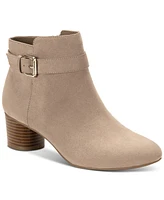 Style & Co Women's Ariella Block Heel Buckle Dress Booties, Created for Macy's