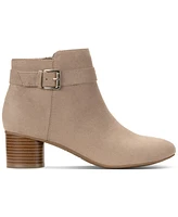 Style & Co Women's Ariella Block Heel Buckle Dress Booties, Created for Macy's