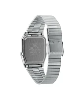 Casio Unisex Silver Tone Stainless Steel Watch, 32.1mm, AQ800E-7A2VT