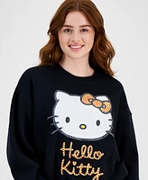 Grayson Threads, The Label Juniors' Hello Kitty Rhinestone Graphic Sweatshirt