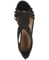 Style & Co Women's Ginifur Embellished Strappy Evening Wedge Sandals, Created for Macy's