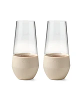 Rabbit Freezable Champagne Glasses, Set of 2